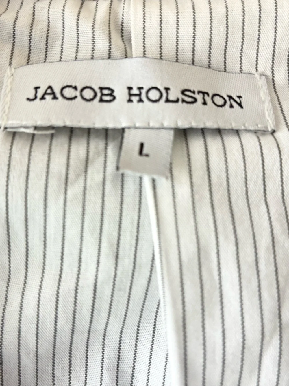 Jacob Holston Men's Classic Tailored  Two Button Blazer Sport Coat Size L